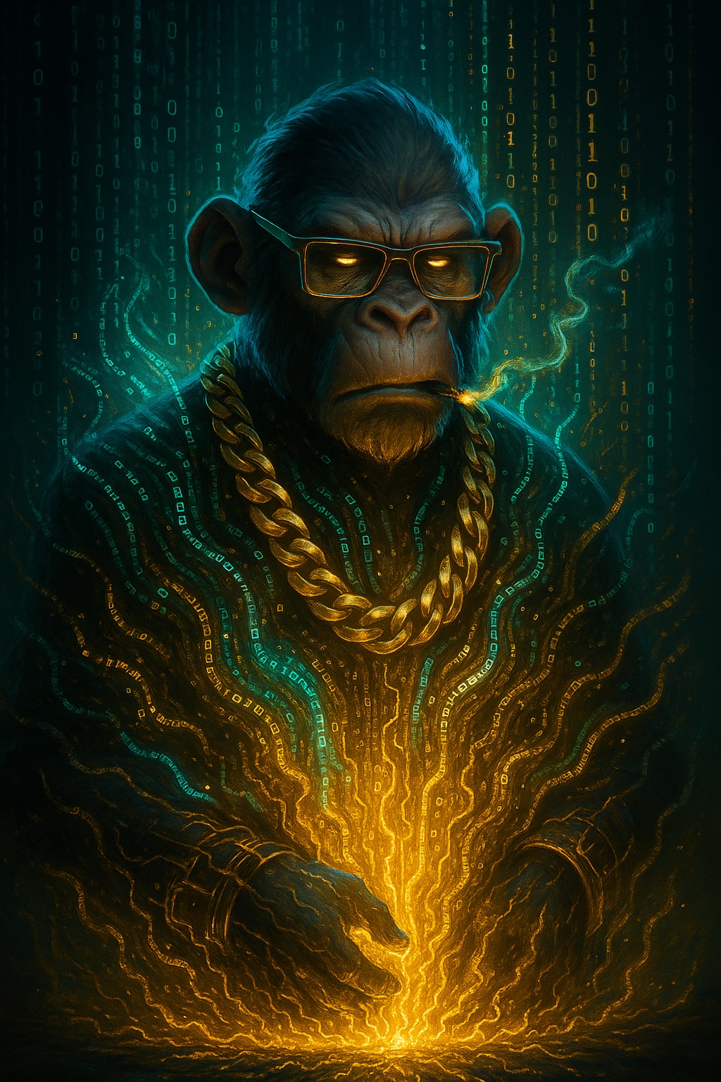 MOGL Aerial Vanguard holographic card artwork